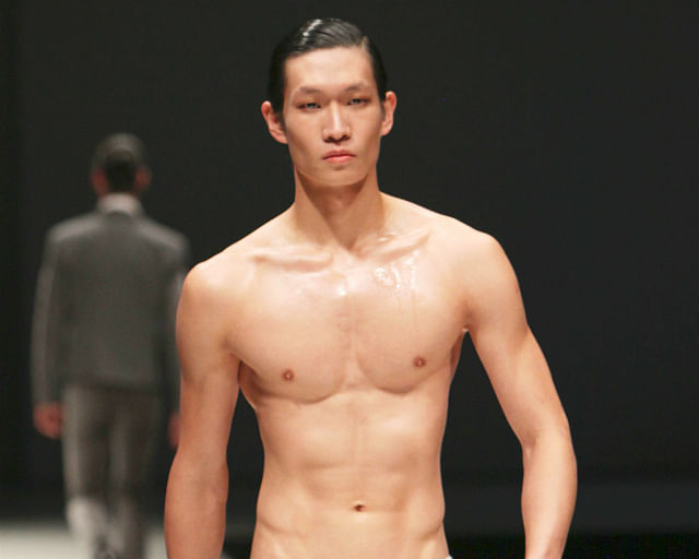 Hot male models in underwear at Men s Fashion Week 2012 Her